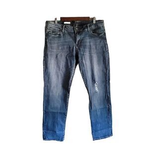 Kut from the Kloth Catherine Boyfriend Distressed Jean size 14